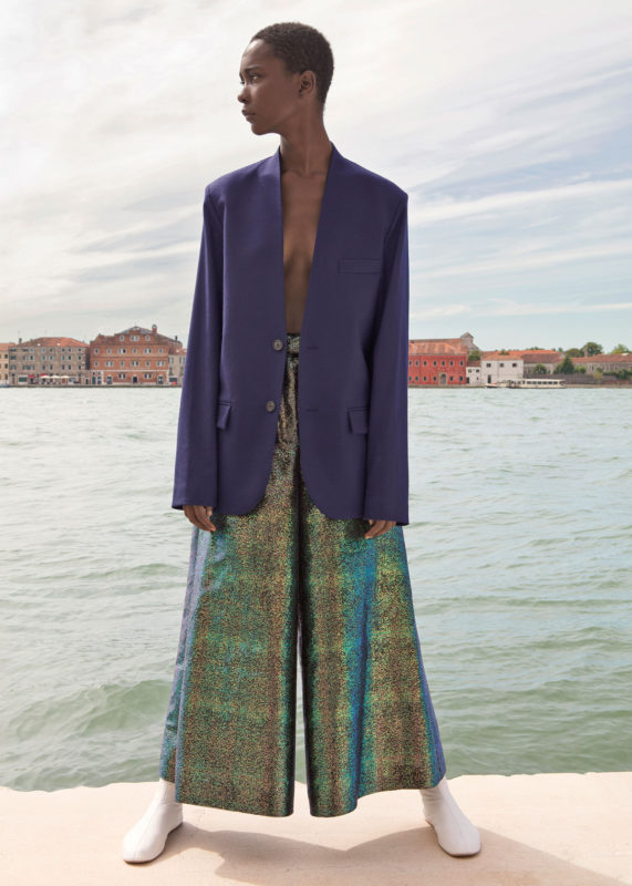 BLAZER LUCIO VANOTTI, SEQUIN TROUSERS CHANEL, SHOES ACNE STUDIOS LORENZO VITTURI 07
