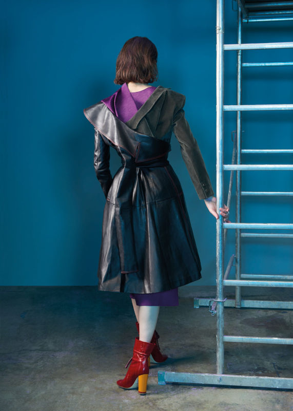 DRESS SALVATORE FERRAGAMO, COAT CELINE, BLAZER VANESSA SEWARD, BOOTS MALONE SOULIERS SOPHIE DELAPORTE 04