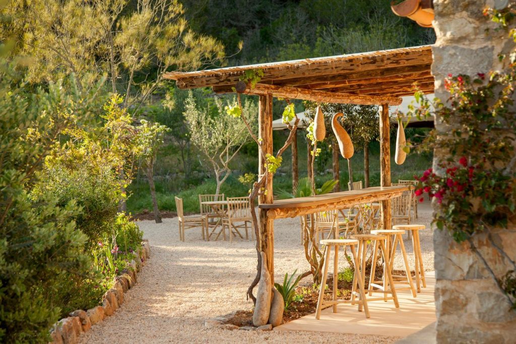 Veranda at Finca Can Marti, Ibiza.
