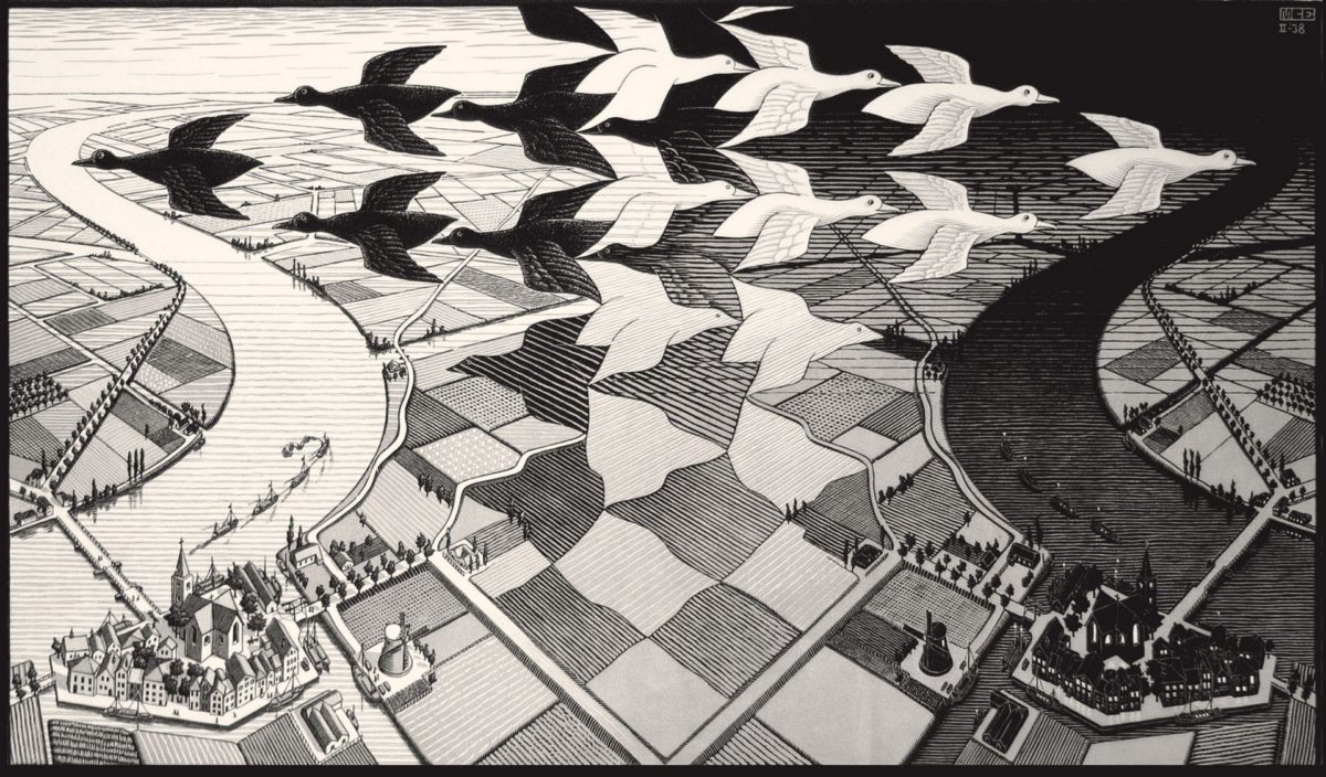 'GIORNO E NOTTE' ESCHER