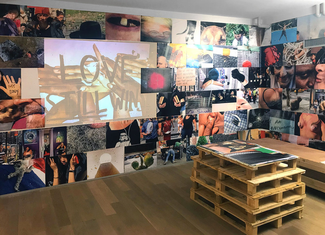 Display of Hardened Jeff Mermelstein 2020. Courtesy Choisi