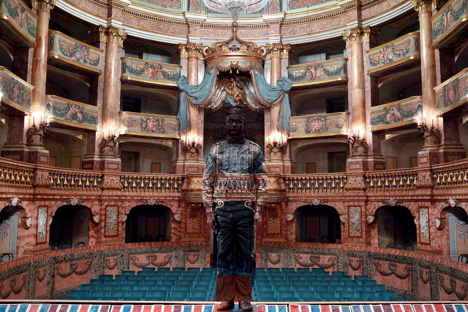 Liu Bolin Hiding in Italy cover