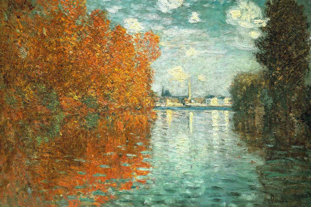 Monet Autumn impressions at Argenteuil 1873 London Courtauld Gallery Fendi