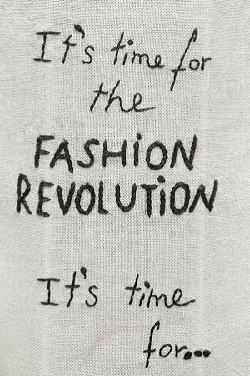 2/8 Fashion revolution, an activism movement guided by Orsola de Castro