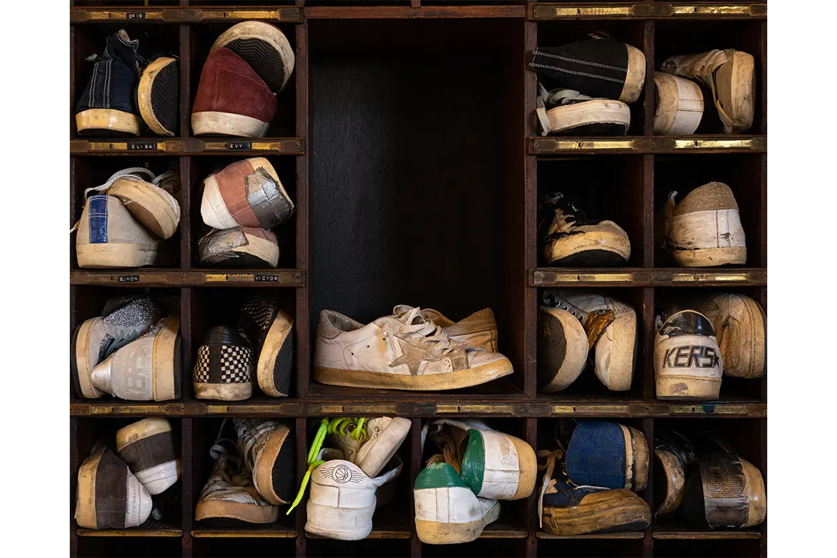 Golden Goose launched his first sneaker in 2007, archive picture of the sneaker collections, Golden Goose