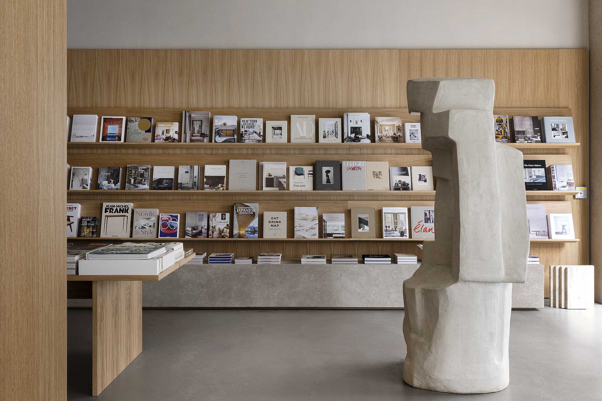 New Mags is a concept bookstore in Copenhagen where design and furniture meet books