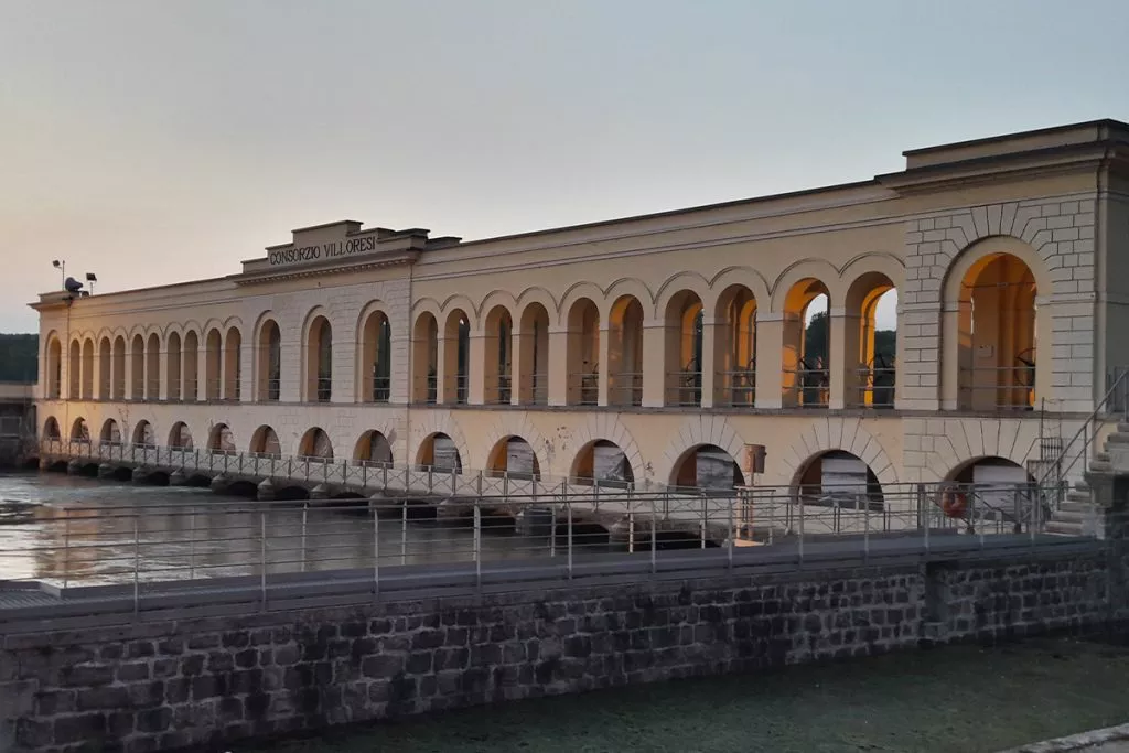 Diga del Panperduto, Consorzio Villoresi, 2018. Fotografia Adolfo Di Dio