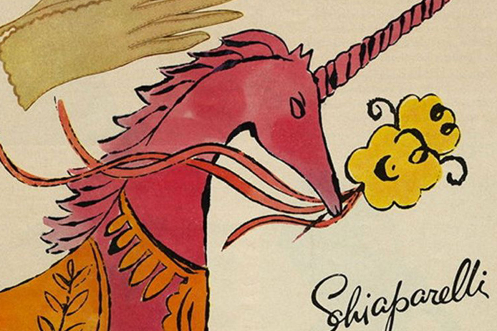Lampoon, Schiaparelli, Andy Warhol illustration