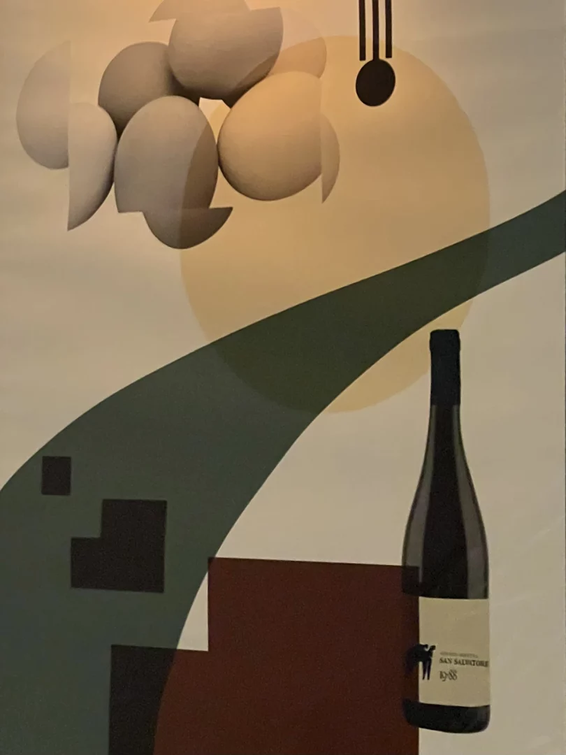 Savoy Beach Hotel, wine poster