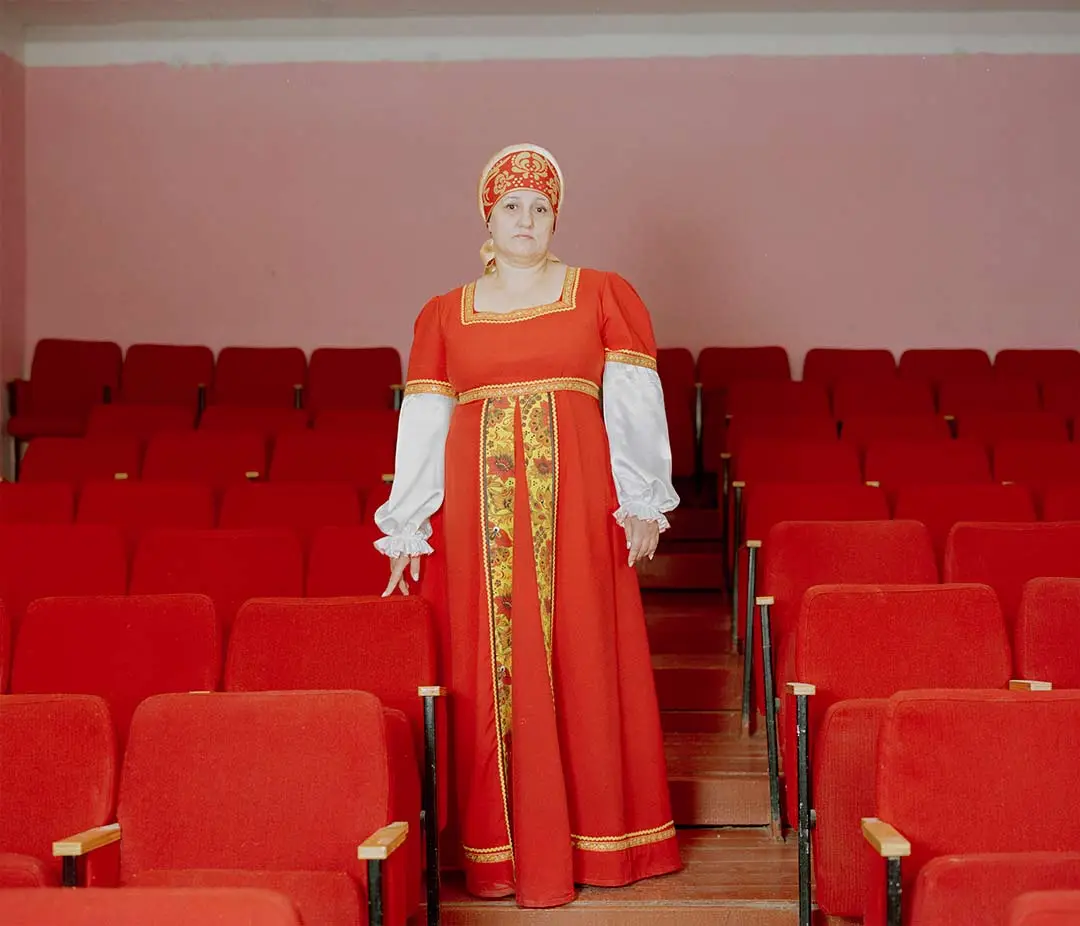 Librarian Julia Alekseevna. Maksimovka village, Saratov region