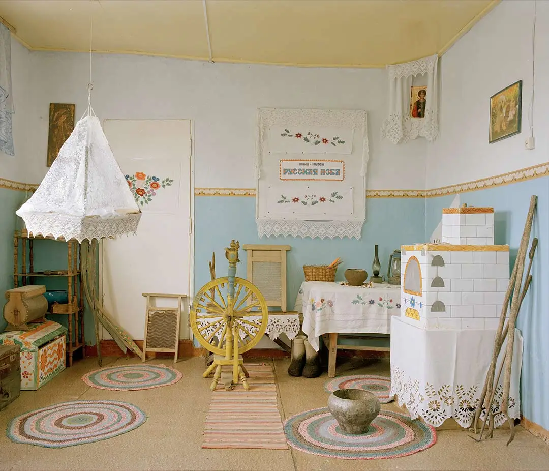 Museum of the past, Vostochniy village, Saratov region. All the exhibits were gathered from the local population by the librarian and the director of House of Culture