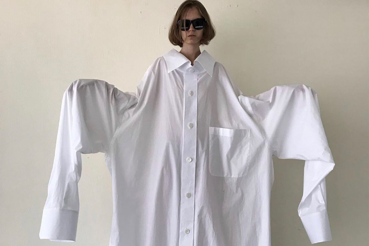 Lampoon, xtra oversized white shirt, Kimhekim
