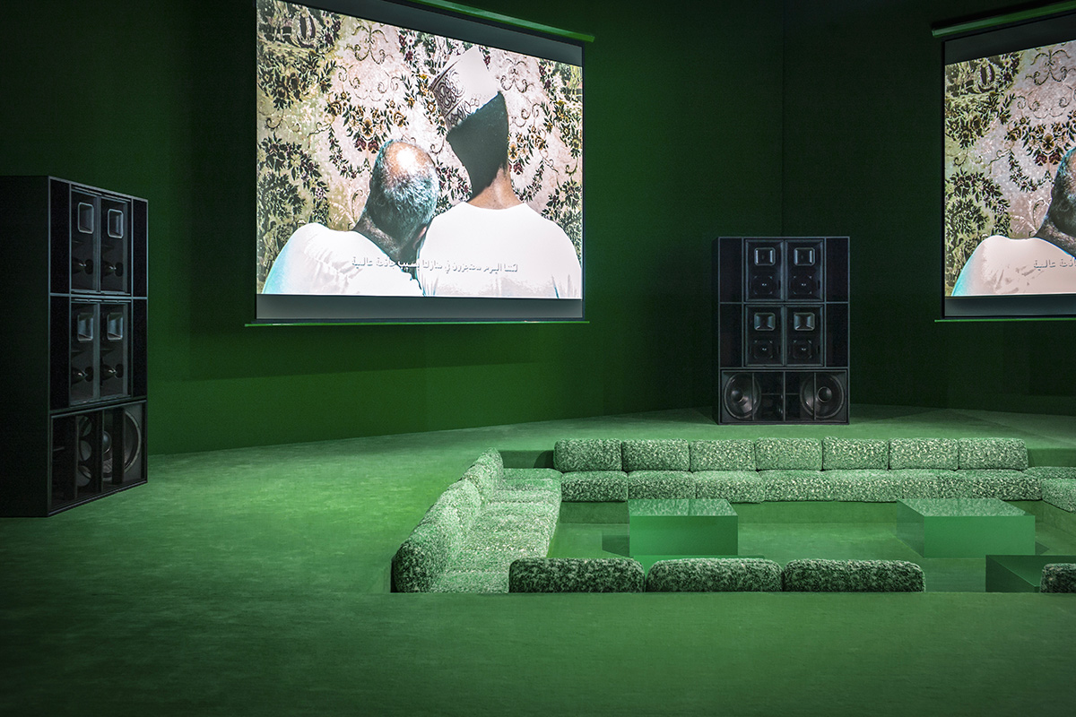 Lampoon, The bright Green of Bottega Veneta's ultimate project the Square Dubai