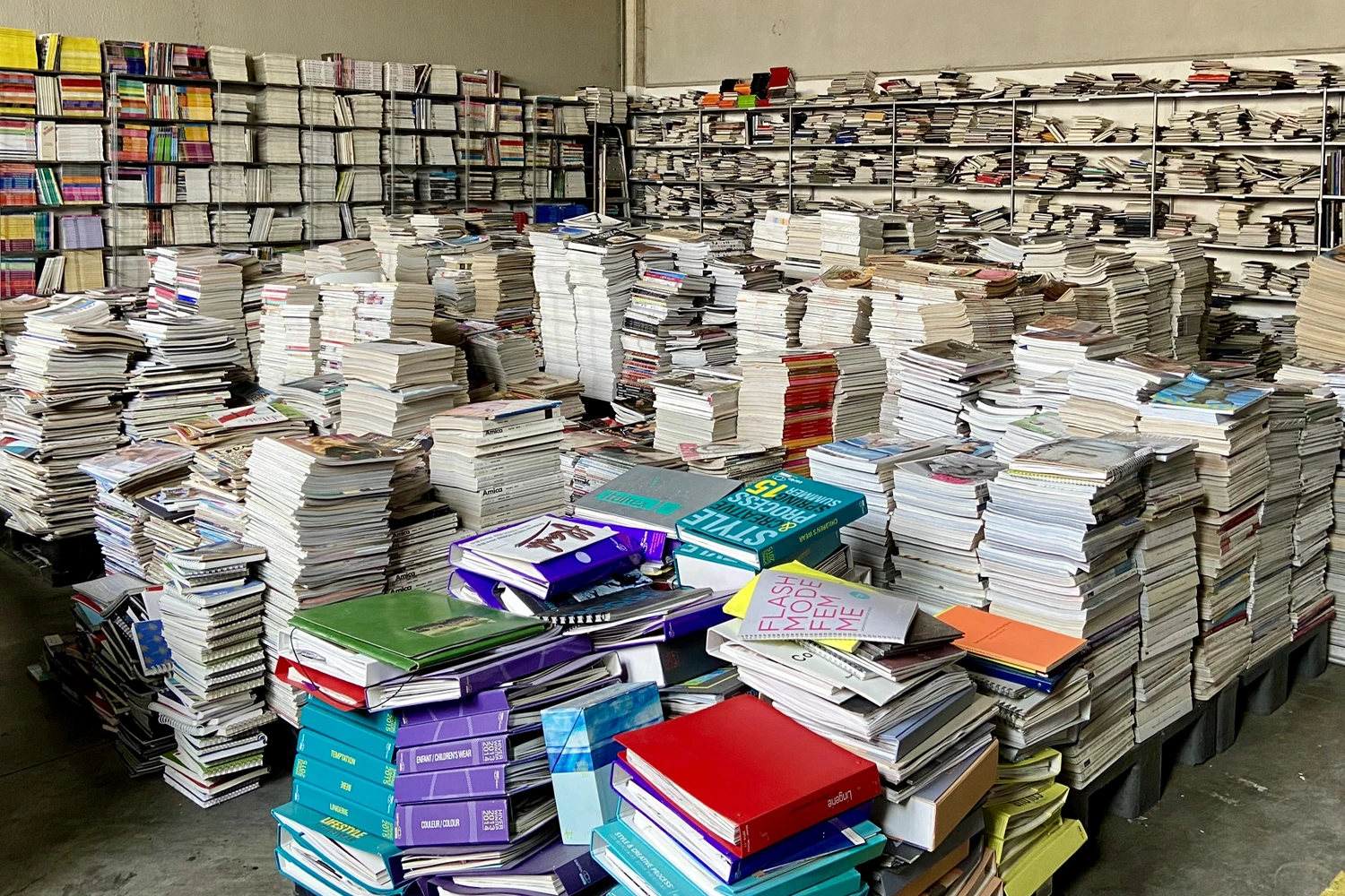 Magazines & Lookbooks Living Room, Archive, Milan Fashion Library