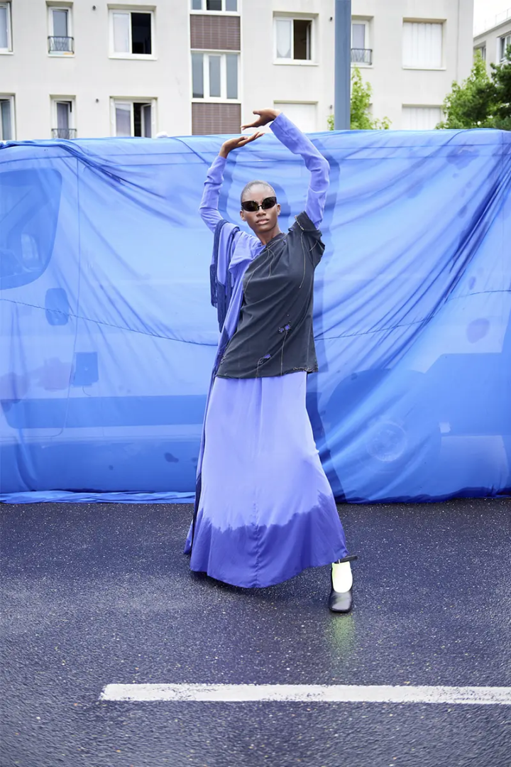 dress, t shirt, sunglasses Acne Studios, shoes MM6 Maison Margiela