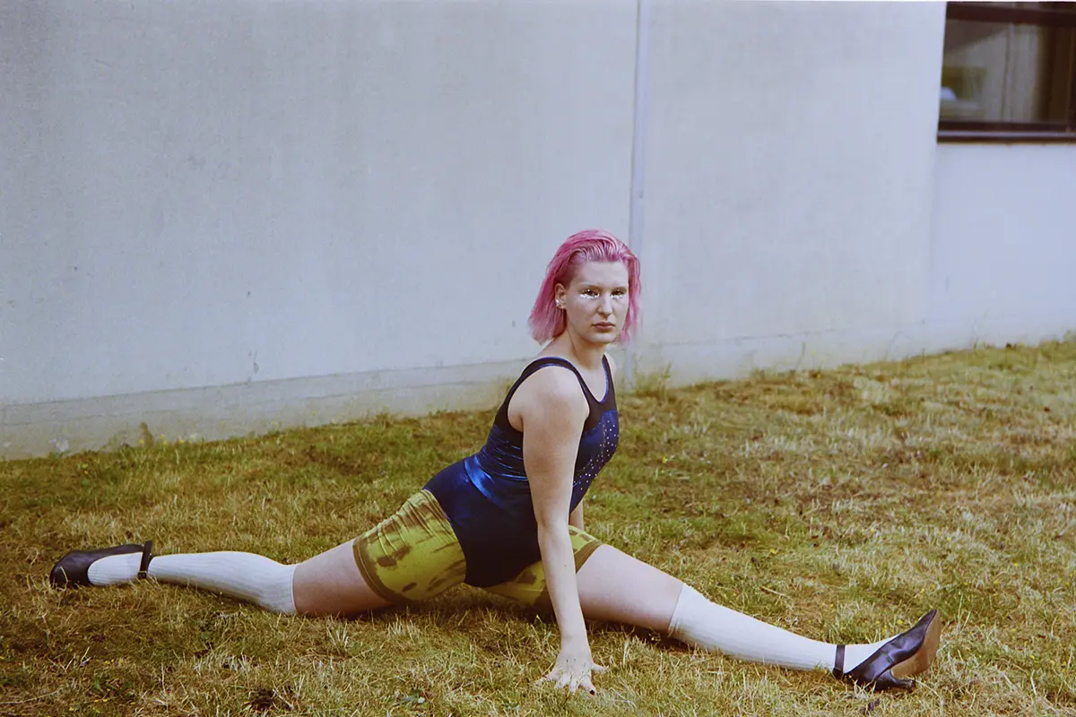 leotard, shorts stylists own, socks Baserange