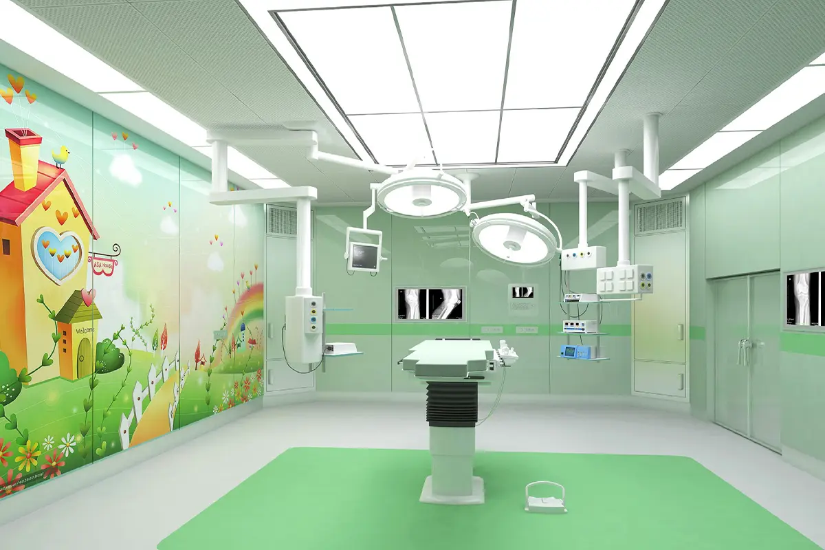 Nuovo padiglione pediatrico ospedale Buzzi,sala operatoria