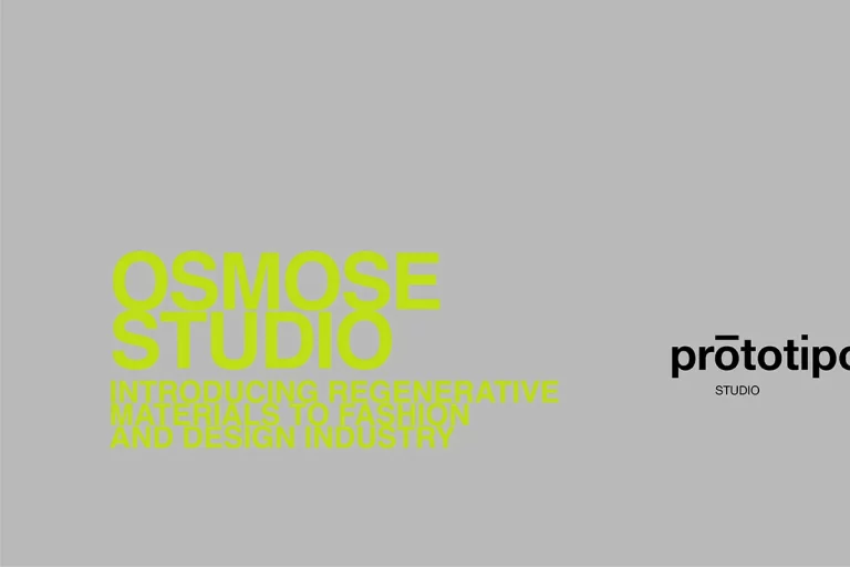 Osmose Studio introducing regenerative materials to fashion and design industry