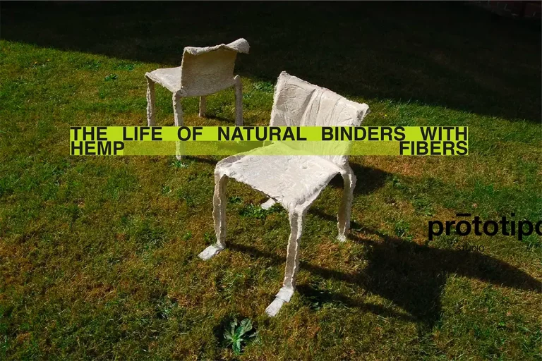 The life of natural binders with hemp fibers