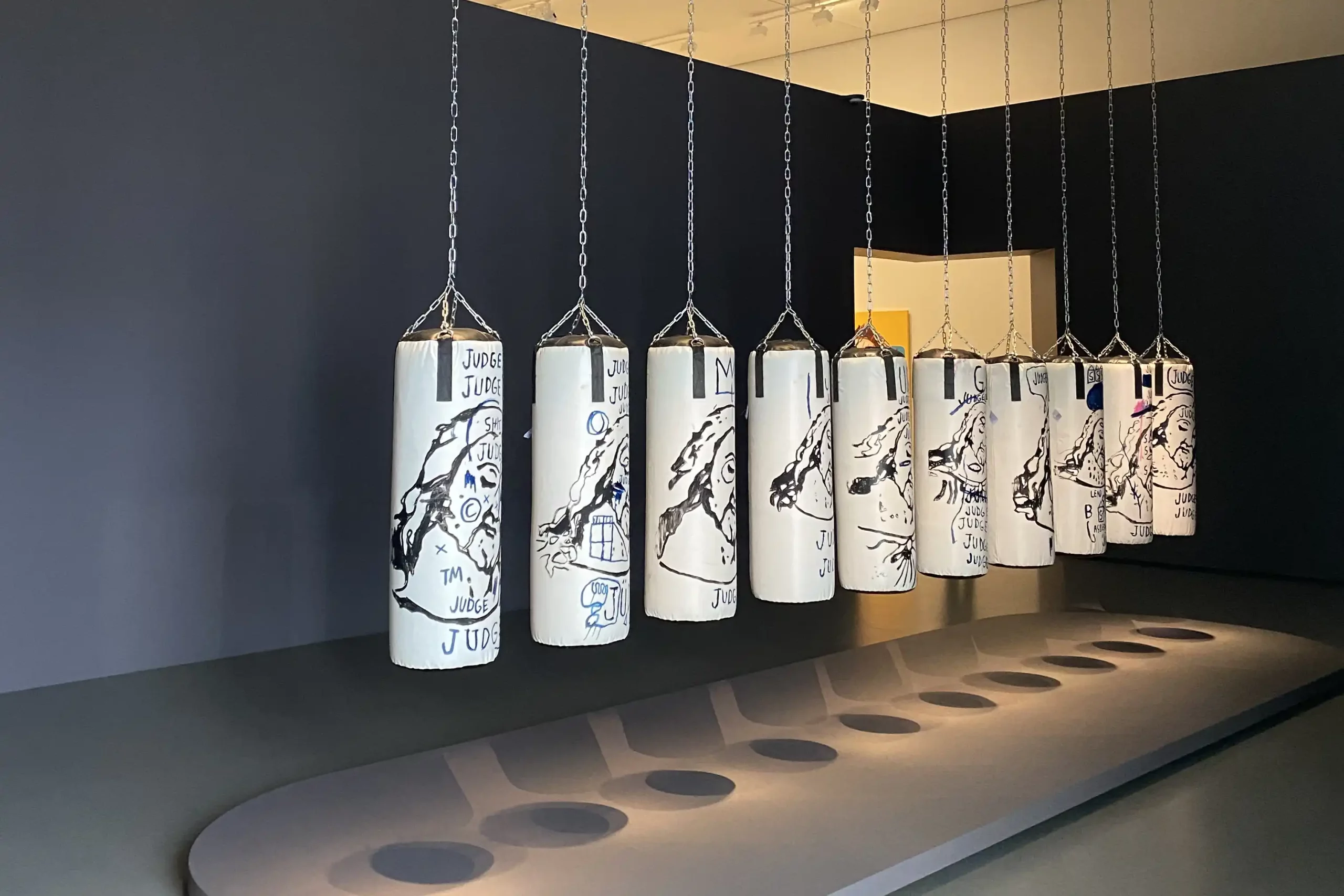 Andy Warhol and Jean-Michel Basquiat exhibition on display at Foundation Louis Vuitton