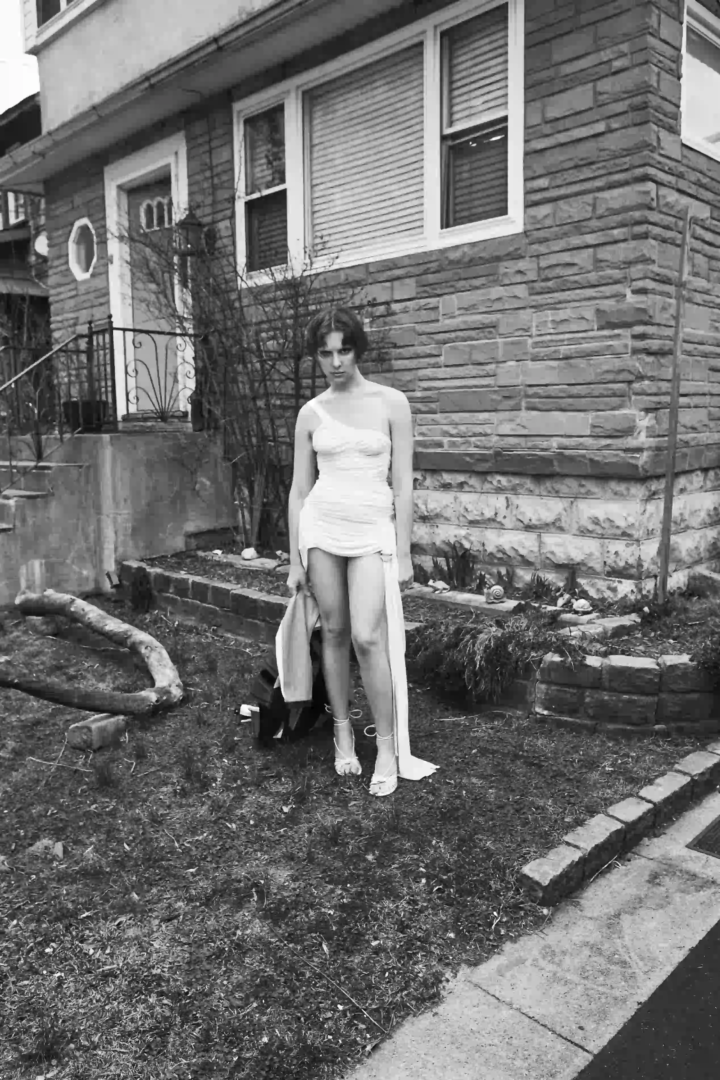 Full look Dion Lee. Hari Nef by Daniel King and Kirby Marzec