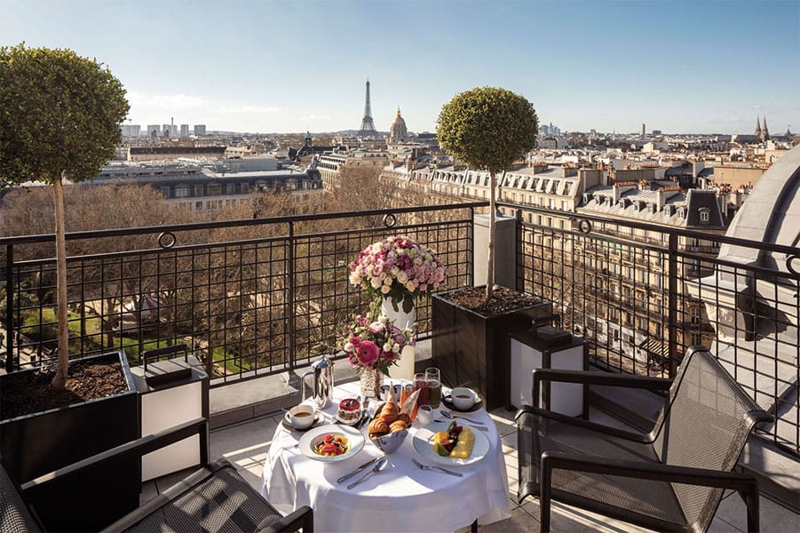 Hotel Lutetia Paris, balcony view