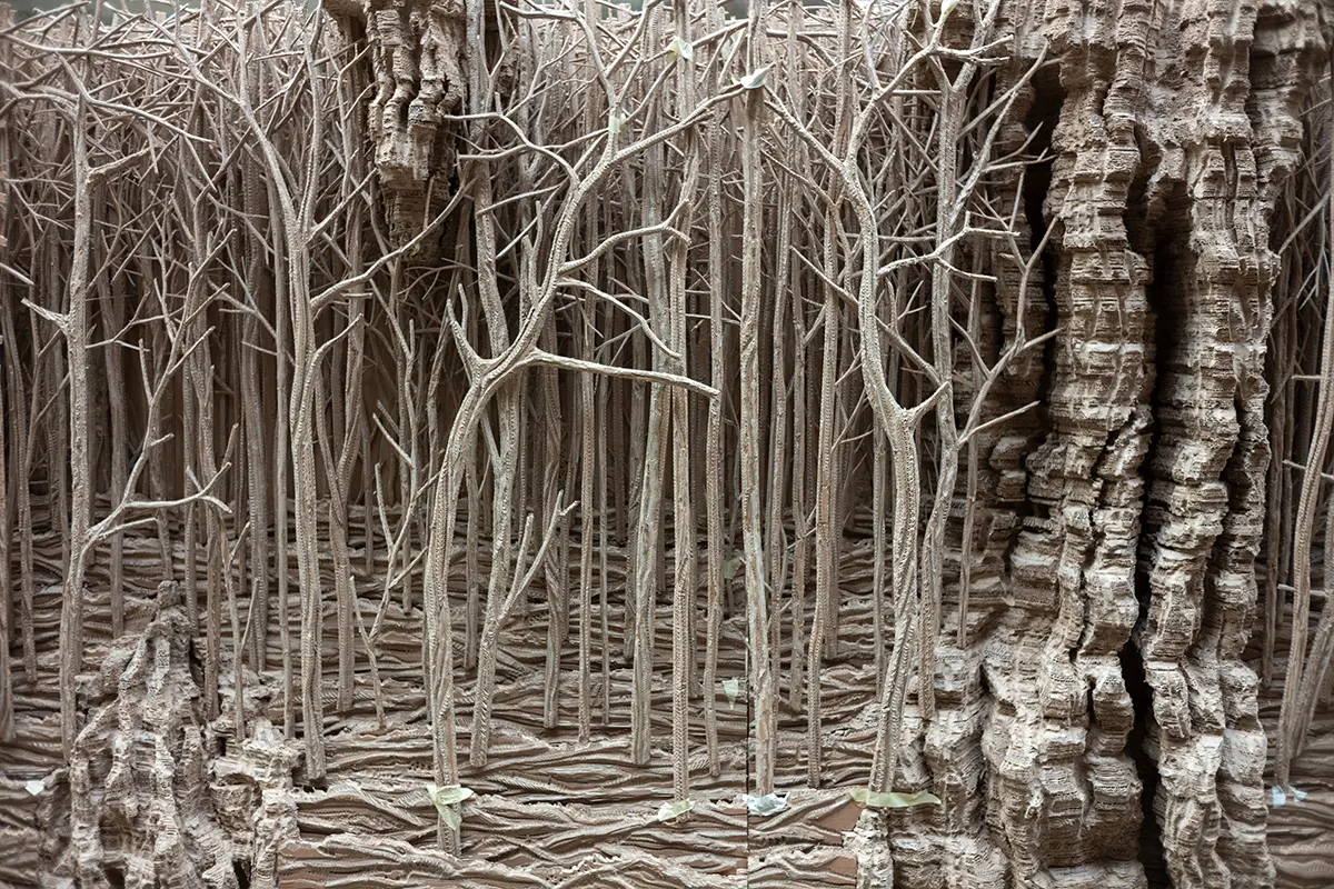 LA FORESTA DI EVA JOSPIN, ATELIER RUINART 2023, LAURE VASCONI