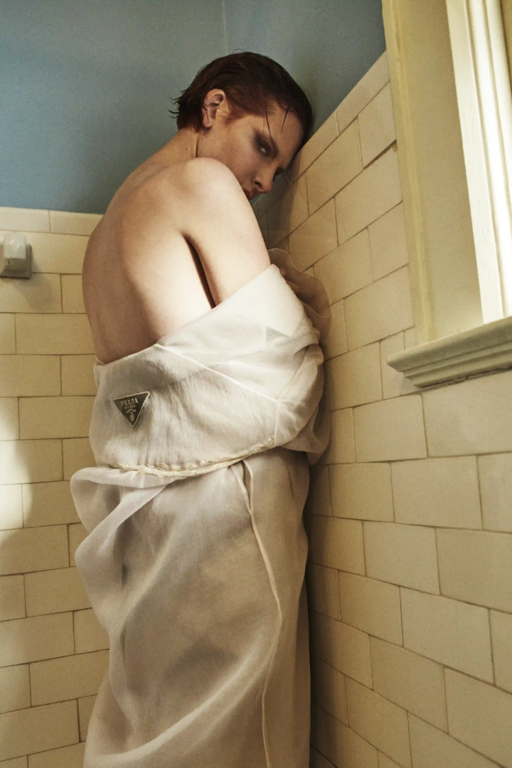 Hari Nef in Prada, photography Daniel King