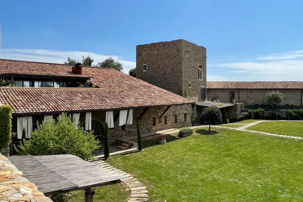 Argentaia, Magliano in Toscana, Tuscany - the main tower is the master bedroom