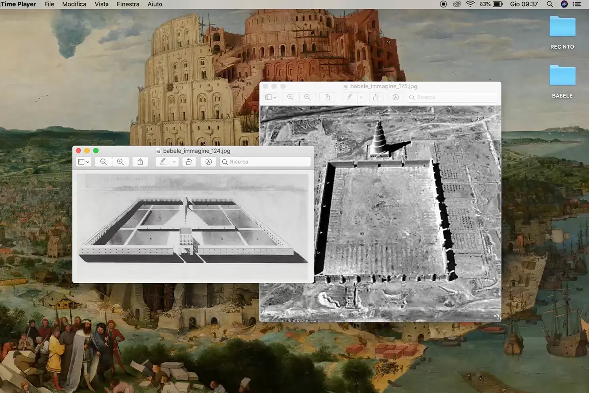 Davide Trabucco, Torre di Babele, in Inner space, a cura di Mariabruna Fabrizi e Fosco Lucarelli, Trienal de Arquitectura de Lisboa 2019 (still frame)