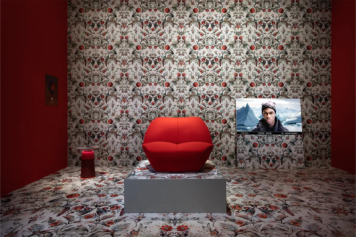 Lampoon, Moooi at MDW 2023, A Life Extraordinary, Kissing Booth