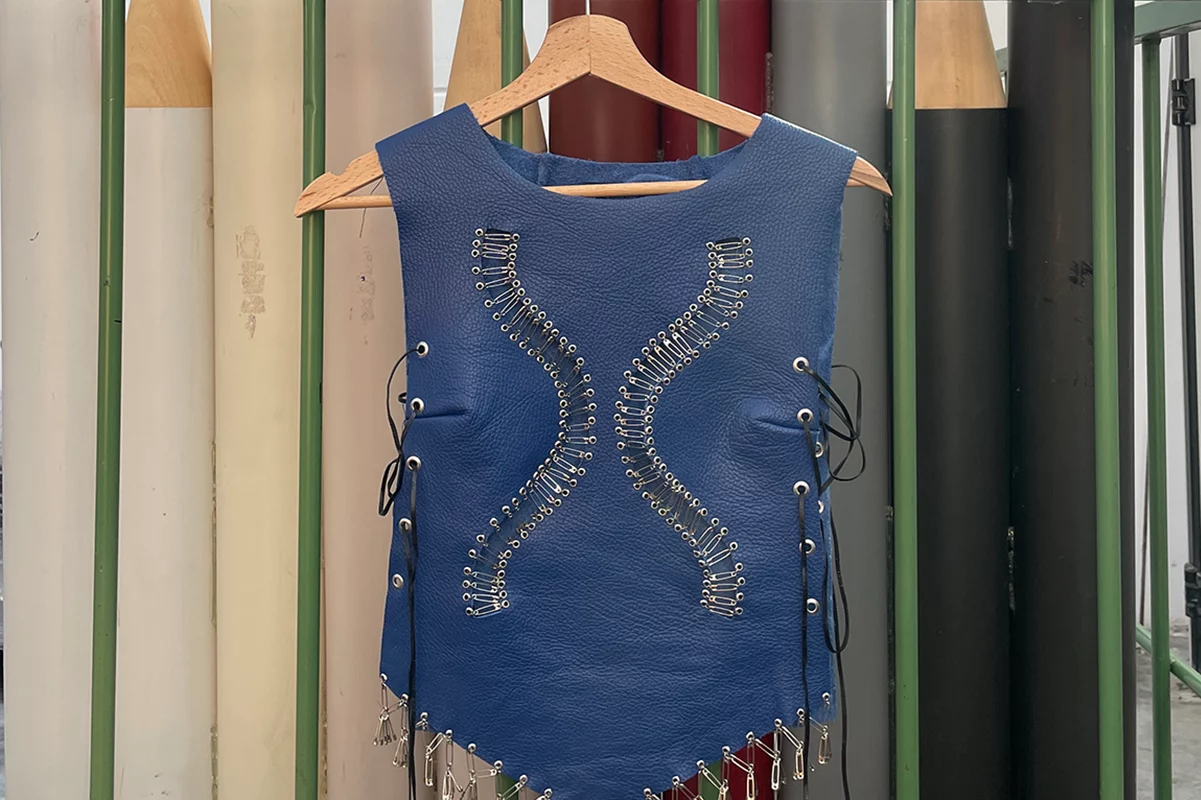 Corsetto pelle, MAGA Archivio, di Greta e Guenda Mariotti