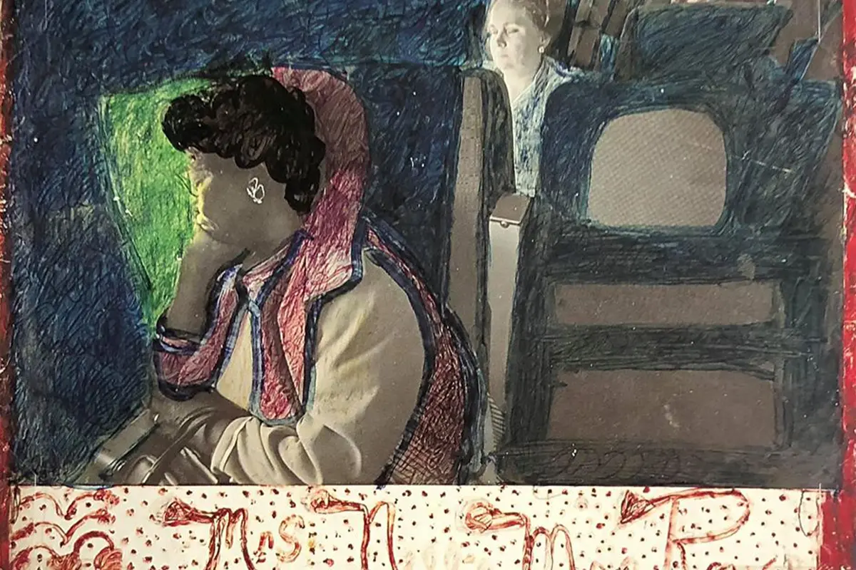 A postcard of Mrs. Nellie Mae Rowe