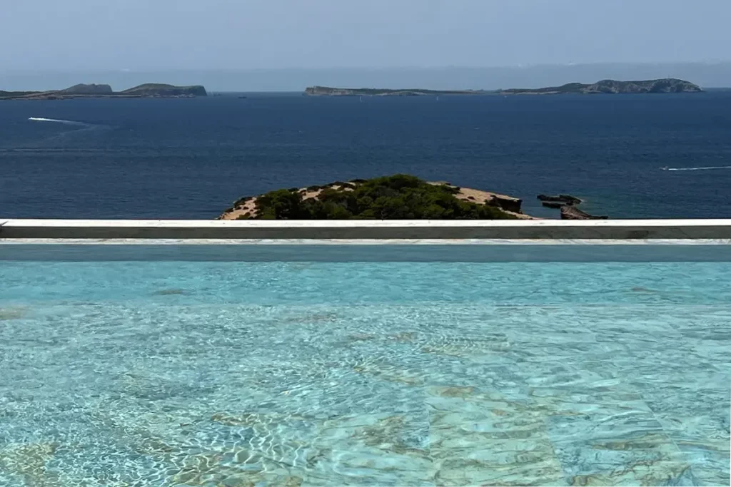 Infinity pool in the Gravity Sky Lounge terrace, TRS Ibiza Hotel