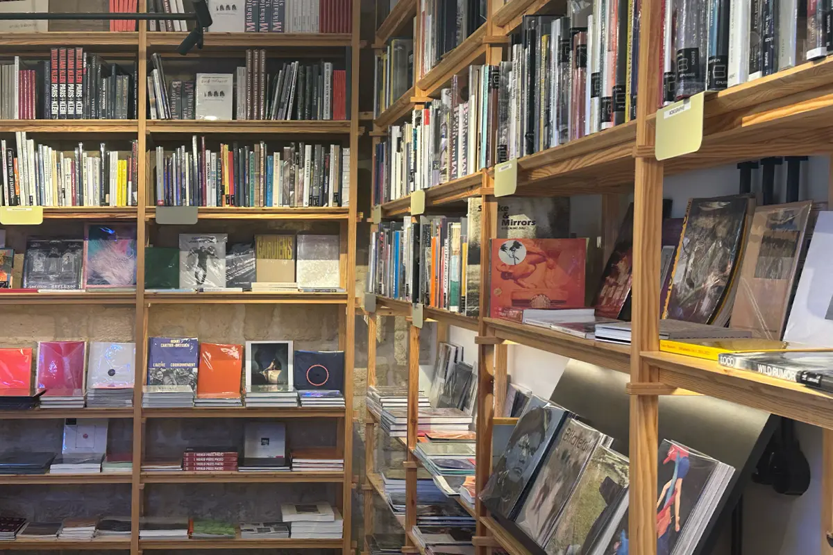 Maison Européenne de la Photographie (MEP), Paris. A bookstore with over 2000 titles