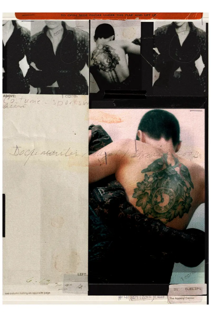 Artwork Paige Viti.Look Louis Vuitton.Photography Boe Marion, styling Kirby Marzec