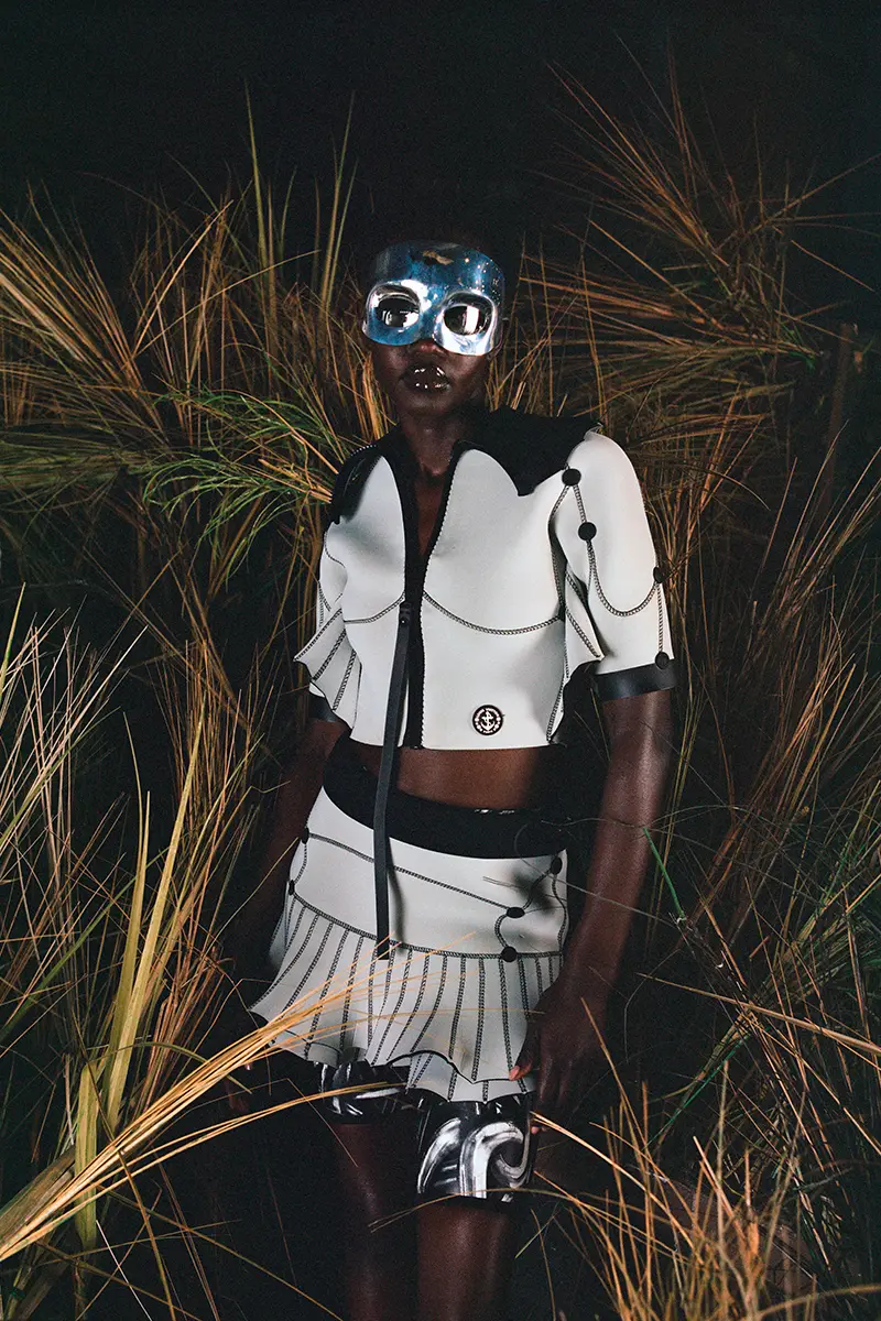 Lampoon, Aweng shot by Alice Rosati wearing Louis Vuitton Cruise 24 Collection