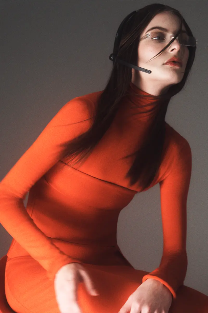 Dress Fendi Haute Couture Collection. Photography Benjamin Breading, styling Niki Pauls