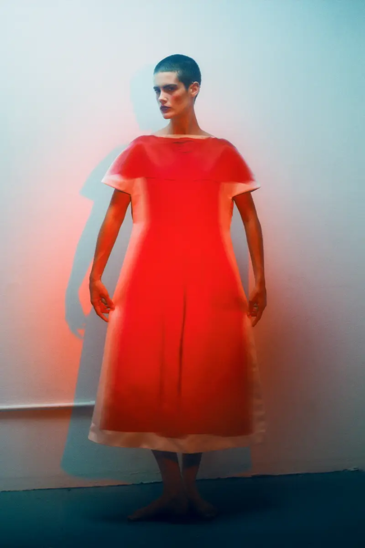 Dress Loewe.Photography Boe Marion, styling Kirby Marzec