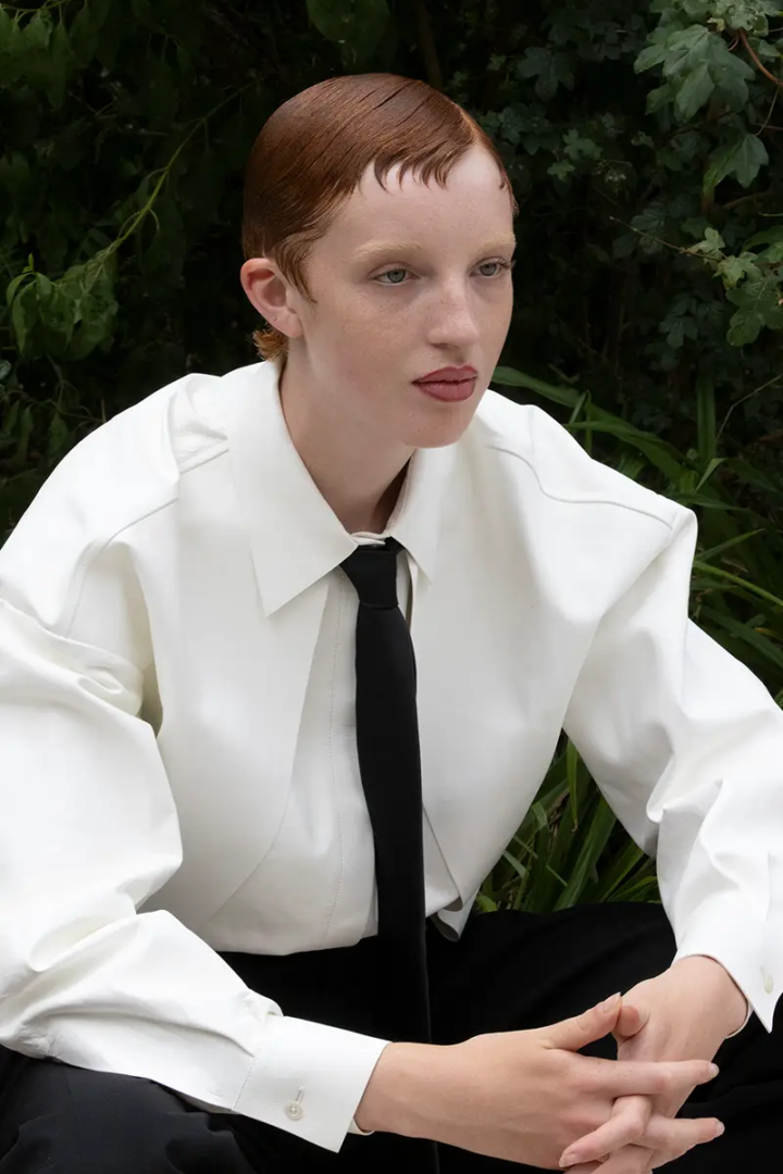 shirt Alexander Mcqueen, tie and pants Boss. Photography Winter Vandenbrink