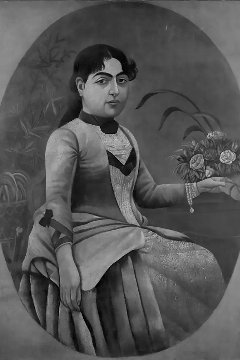 Portray of a young princess Tāj-al-Salṭana