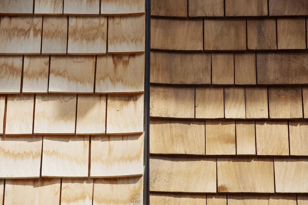 Cedar shingles on the exterior reinterpret the brick and stucco facades of older Stockholm buildings. The apartments were designed by General Architecture.Photographer- Erika Gerdemark