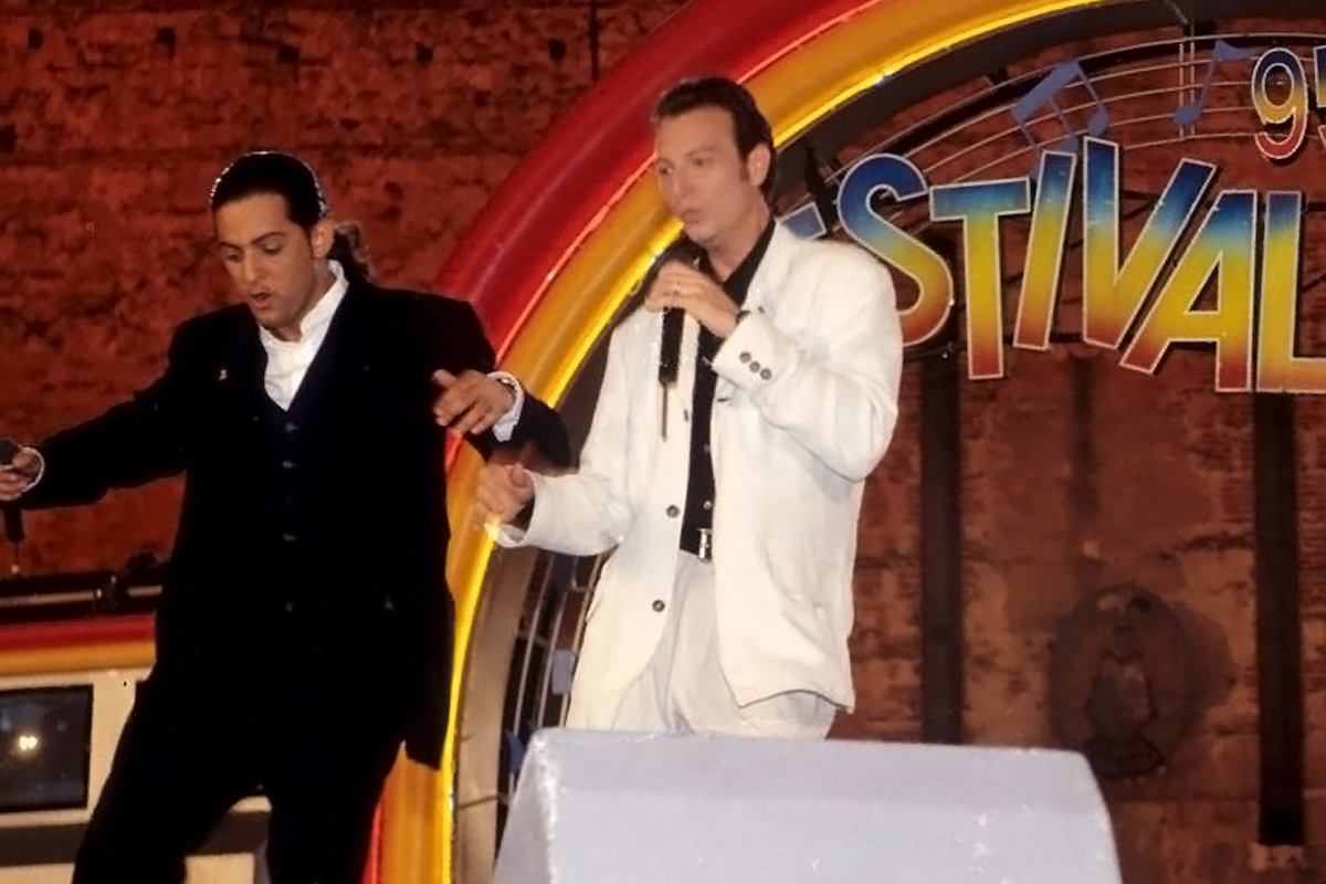 Fiorello e Amadeus – Festivalbar 1995