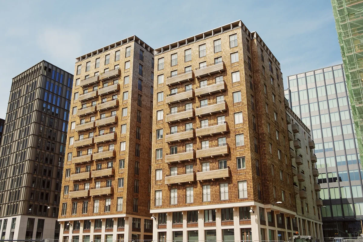 The Cederhusen development is Stockholm’s first large apartment block Erika Gerdemark