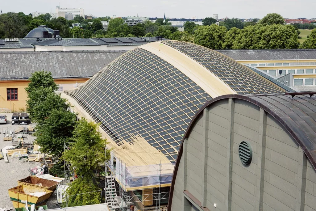Wisdome Stockholm, a wooden dome that will be an exhibit center, Erika Gerdemark