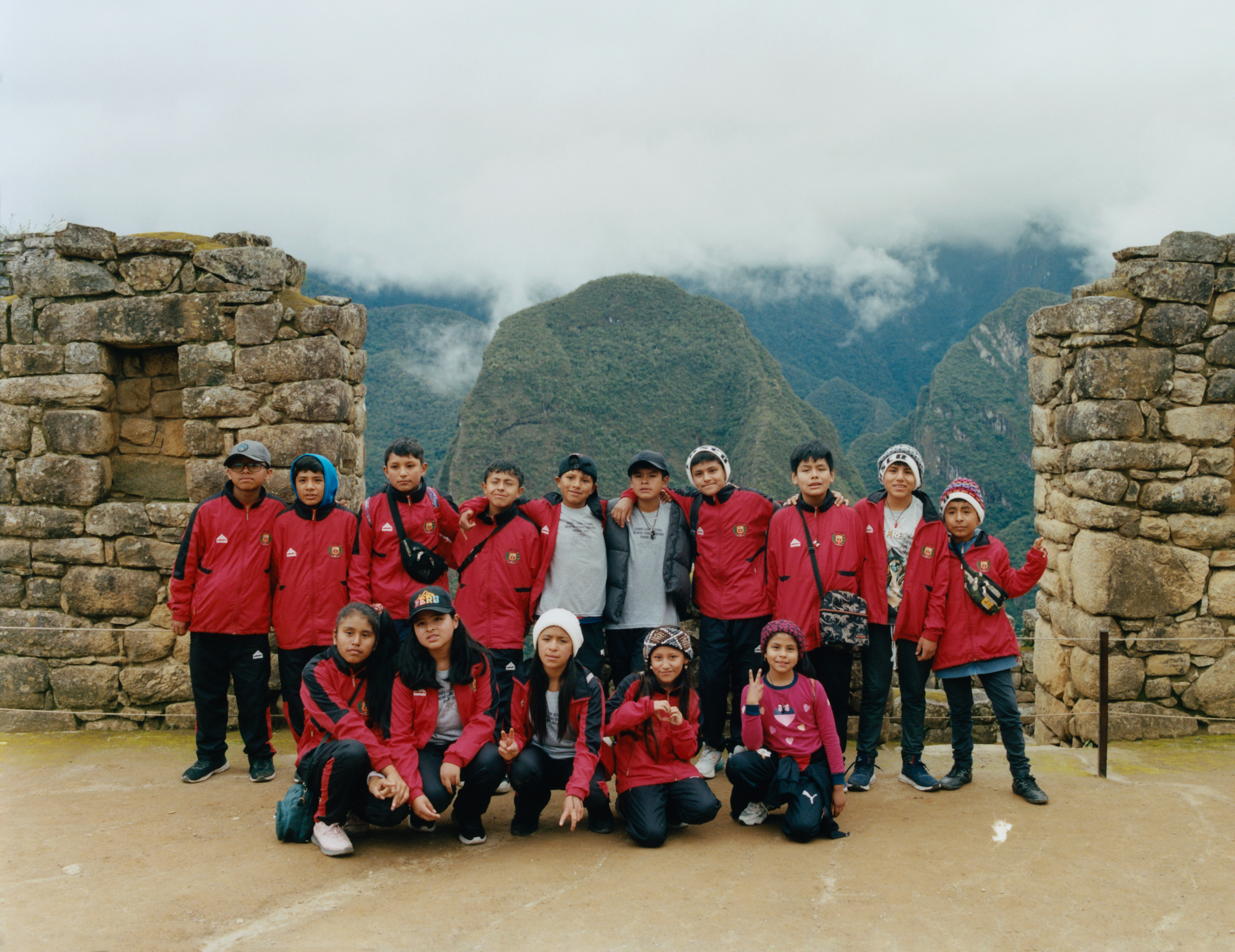 School Children from the North of Peru visiting Machu Picchu. Photography Lea Winkler
