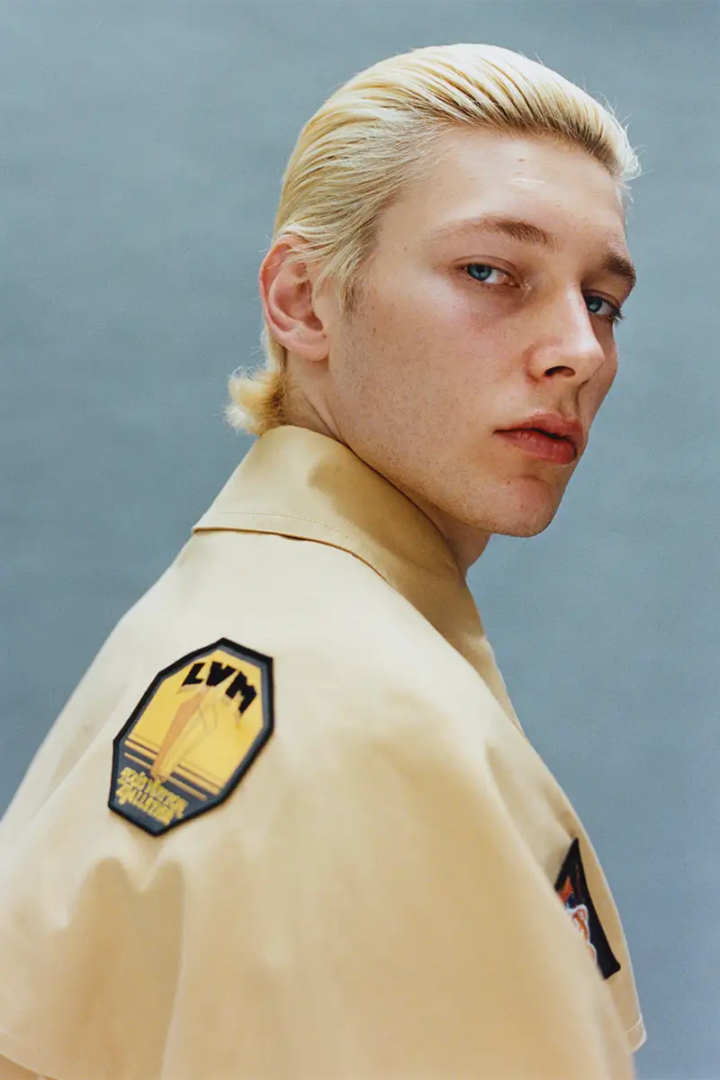 Coat Louis Vuitton, Tyler the Creator redesign. Photography  Markus Pritzi, styling Adrian Bernal