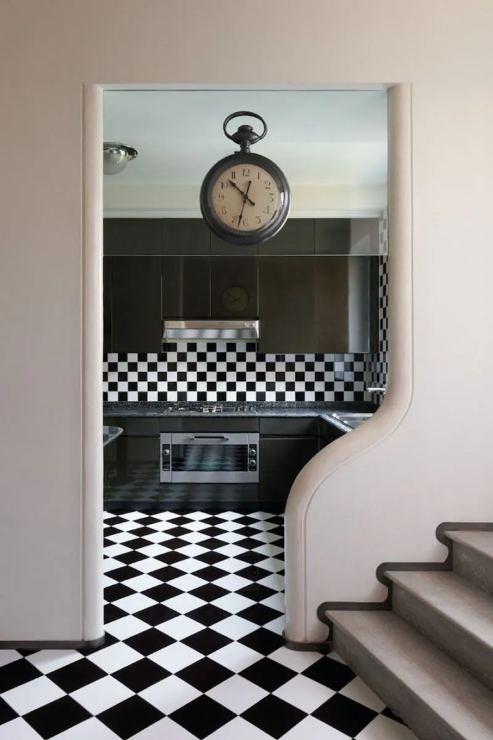 Luigi Caccia Dominioni – Cucina della casa di via Gesù, 1962 e rinnovata nel 1998, photography Paola Pansini