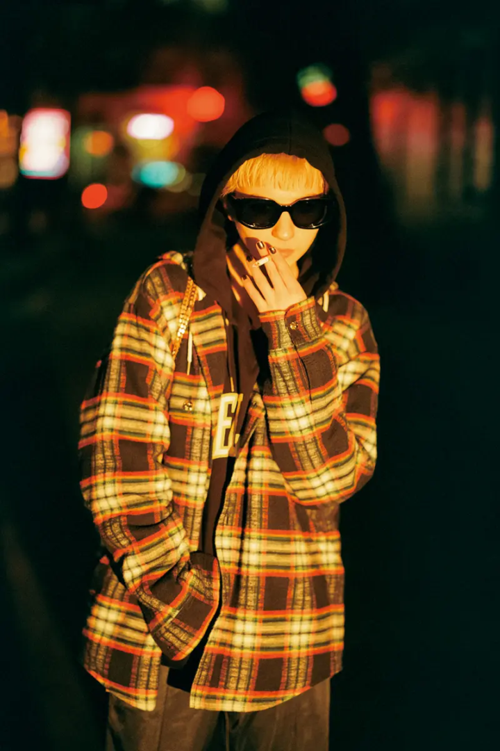 Stella Rose Gahan wearing full look Celine by Hedi Slimane. Photography Jiro Konami, styling Caitlan Hickey.