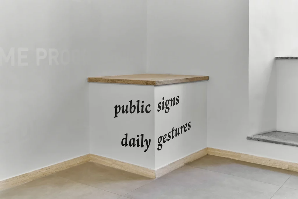 Giorno, installation view at Spazio Treccani Arte, 2024